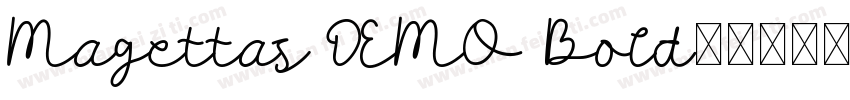 Magettas DEMO Bold字体转换
